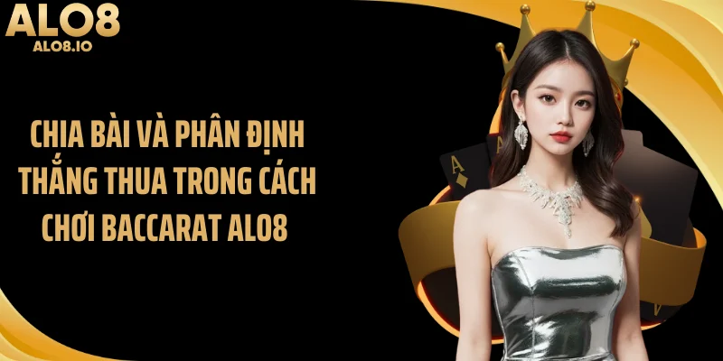 Chia bài và phân định thắng thua trong cách chơi baccarat ALO8